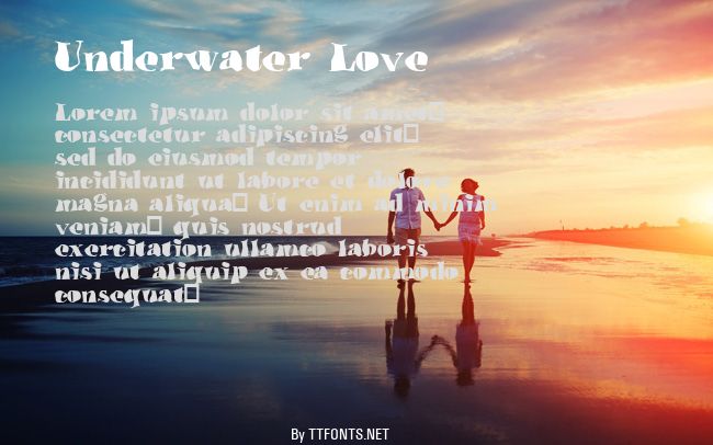 Underwater Love example